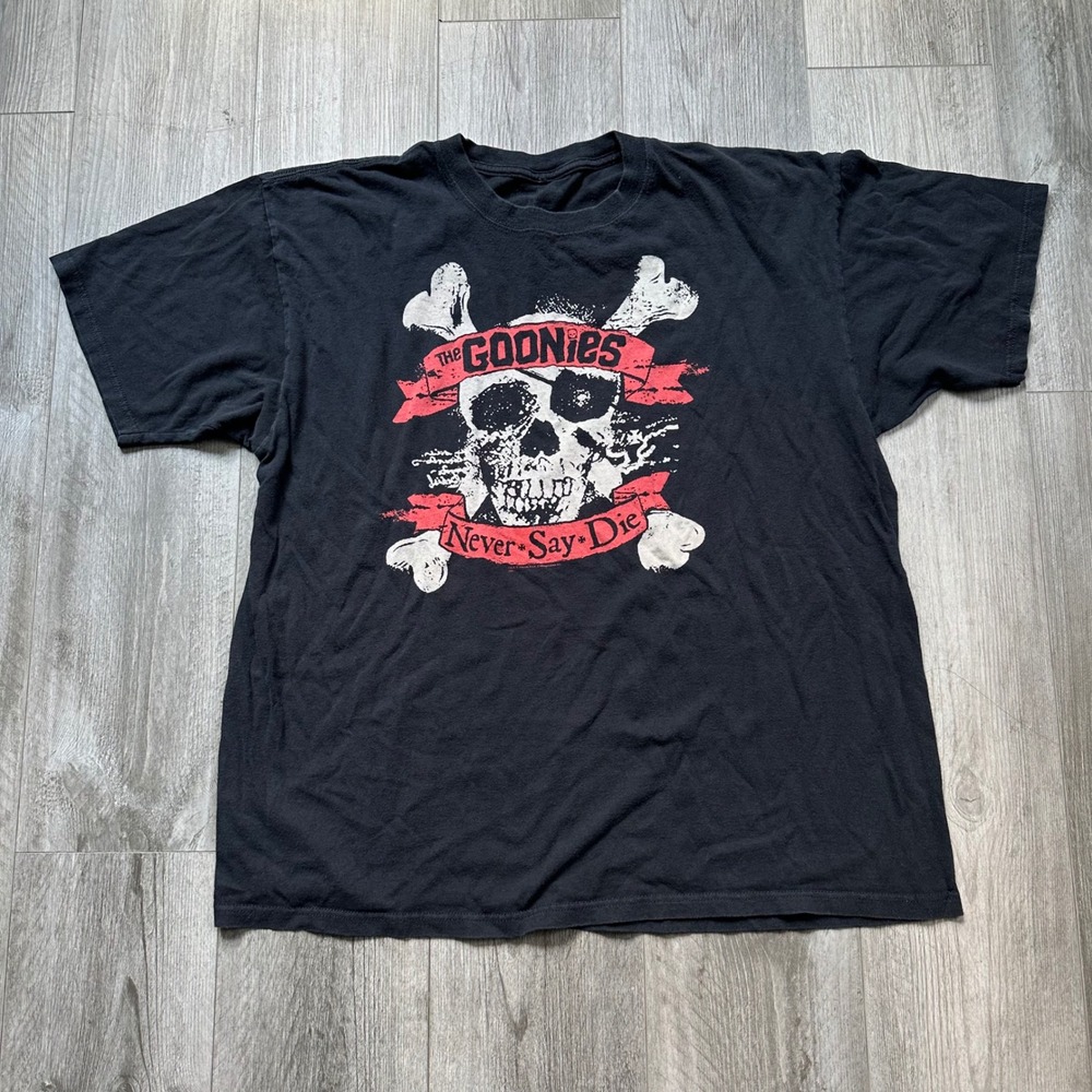 The Goonies Never Say Die Skull T-Shirt Black XL